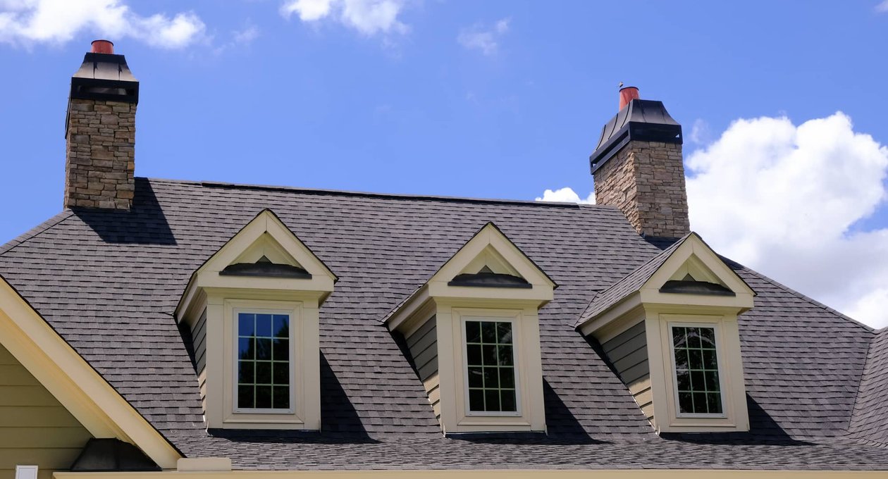 Exterior repair work on a residential property