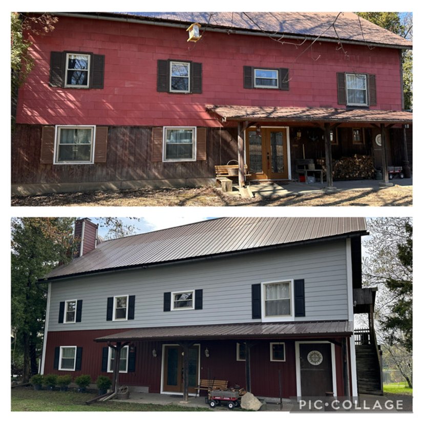 Completed roof replacement project